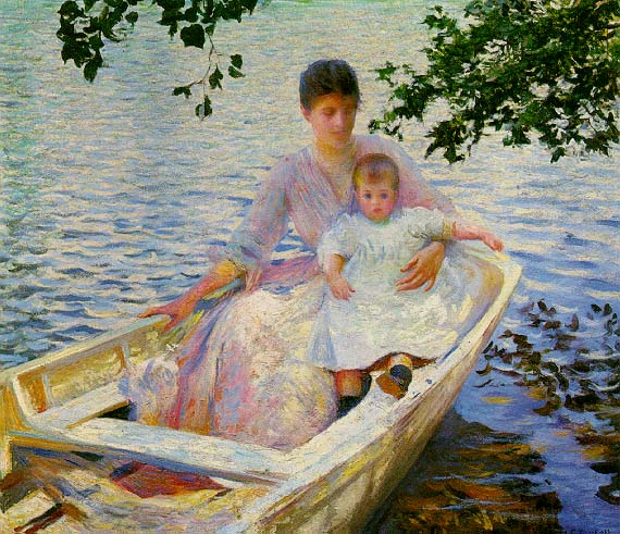 tarbell-mother-and-child-in-a-boat-mfa
